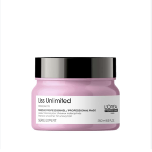Loreal Professionnel Liss Unlimited Mask for Frizzy & Unruly Hair - 250ml | Intensive Smoothing Mask for Frizz-Control | Enriched with Pro-Keratin | Increases Softness & Shine - India
