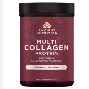 Ancient Nutrition Multi Collagen Protein Powder - Unflavoured, Formulated by Dr. Josh Axe, 4 Sources, 5 Types of Collagen, 235 Grams