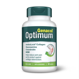Genacol® Optimum - Aminolock® Collagen, Glucosamine, Chondroitin & MSM, 90 tablets - CANADA