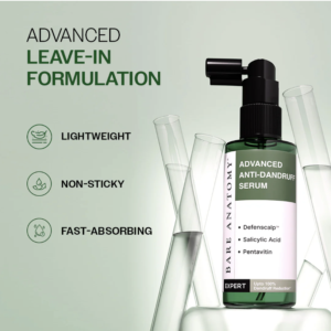 Bare Anatomy Advanced Anti Dandruff Serum | Up to 100% Dandruff Reduction | Defenscalp™ + Salicylic Acid + Pentavitin | Lightweight & Non-Sticky Formula for Dandruff Treatment | For Men & Wom