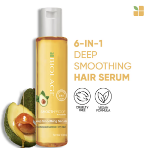 Biolage Smoothproof 6-in-1 Professional Hair Serum for Frizzy Hair |Deep Smoothening With Avocado & Grape Seed Oil | Natural & Vegan
