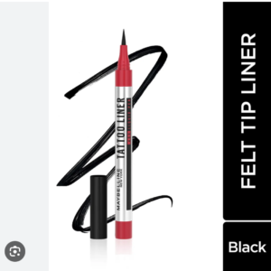 Maybelline New York Tattoo Liquid Eye Liner, Long Lasting Smudge Proof Eyeliner, Waterproof Eyeliner 48H Dip In, Black