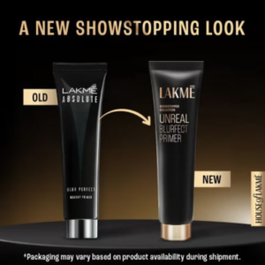 Lakme Unreal Blurfect Primer- Mini, Blurs Pores, Mattifies & Absorbs Excess Oil - Non Sticky skin, Lightweight & Waterproof, Long Lasting Makeup