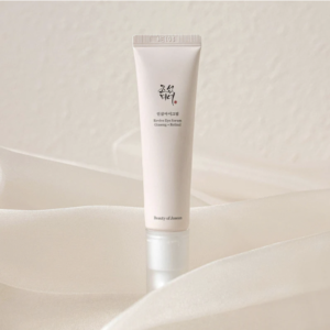 Benefits: Infused with 10% Ginseng Root Extract and 2% Retinal Liposome to improves wrinkles over sensitive eye area . Rich Saponins in Ginseng delivers rich moisture deep into skin and keeps