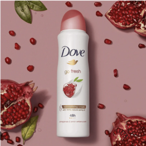 Dove Go Fresh Antiperspirant Pomegranate And Lemon Verbena Deodorant Spray 250ml