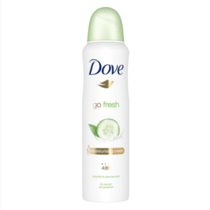 Dove Go Fresh Moisturising Cream Cucumber & Green Tea Scent Anti Perspirant Spray - 250ml