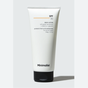 Minimalist SPF 30 Body Sunscreen, UVA & UVB Protection | Nourishing Lotion | Broad Spectrum PA+++ Sunscreen for All Skin Types | For Men & Women | 150 g