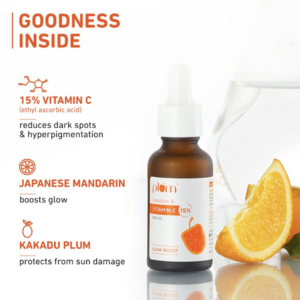 Plum Mandarin & 15% Vitamin C Glow Face Serum 30ml