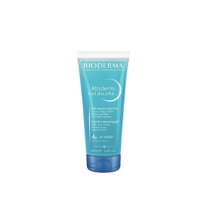 Bioderma Atoderm Gel Douche Ultra Gentle | Soap-Free Daily Use Shower Gel with Niacinamide for 24H Hydration & Glycerin| Boosts Hyaluronic Acid & Ceramides | Normal to Dry Skin (100 ml) - CAN