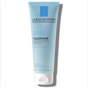 La Roche Posay Toleriane Purifying Foaming Cream Facial Cleanser for Sensitive Skin with Glycerin, 4.22 Fl. Oz,125 ml- CANADA