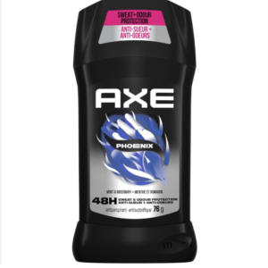 AXE Phoenix Antiperspirant Stick for 48-Hour Sweat and Odour Protection, Crushed Mint & Rosemary, 76g