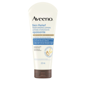 Aveeno Skin Relief Moisturizing Lotion, Shea Butter, Oat, Dry Skin Body Moisturizer, Fragrance Free, 222mL