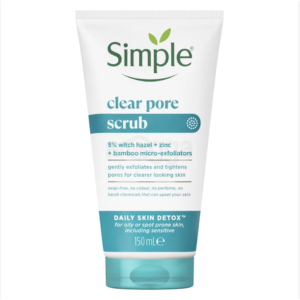 Simple Clear Pore Scrub Daily Skin Detox For Smoother, Clearer Skin - Poland