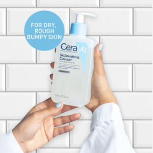 CeraVe SA Smoothing Cleanser with Salicylic Acid for Dry, Rough & Bumpy Skin 236ml