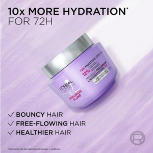 L'Oréal Paris Hyaluron Plump 72H Moisture Lock Hair Mask - 300ml canada