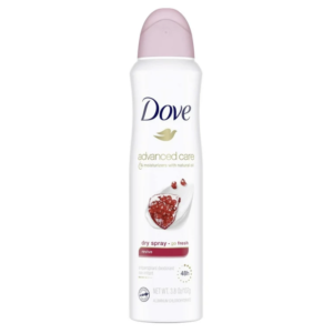 Dove Advanced Care Long Lasting Women's Antiperspirant Deodorant Spray, Revive Pomegranate
