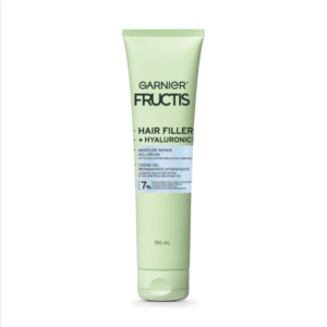 Garnier Fructis Hair Filler + Hyaluronic Acid Moisture Repair Sulfate-Free Cream-Gel, for Curly and Wavy Hair, Locks In Moisture & up to 100 Hours of Frizz Control, 150ml