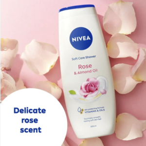 Nivia ROSE & ALMOND OIL SHOWER CREAM 250ml- Germany