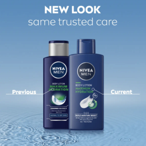 NIVEA MEN MAX HYDRATION BODY LOTION 400ML- Germany