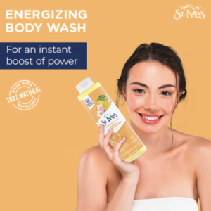 ST. Ives Energizing Body Wash Citrus & Cherry Blossom certified cruelty-free by PETA 650 ml- Canada