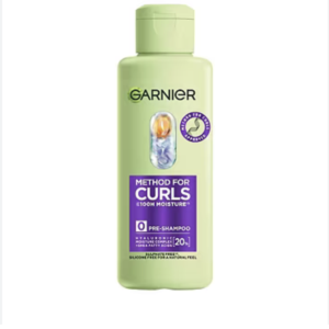 GARNIER METHOD FOR CURLS PRE-SHAMPOO, UP TO 100H MOISTURE AND DEFINITION 200ML
