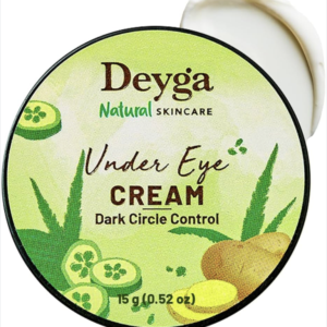 Deyga Under Eye Cream 15g | Lightens Dark Circles, Reduces Puffiness & Fine Lines | Chemical-Free | For Men & Women