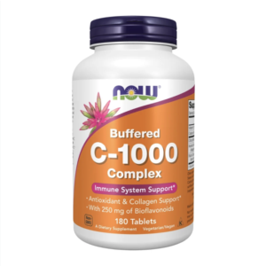 NOW Supplements, Vitamin C-1,000 with 100 mg of Bioflavonoids, Antioxidant Protection*, 100 Veg Capsules