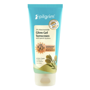 Pilgrim 2% Niacinamide Glow Sunscreen Gel SPF 50 PA+++ (50 g)