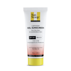 SunScoop Ceramide & Rice Water Gel Sunscreen SPF 50+ PA++++ (45g)