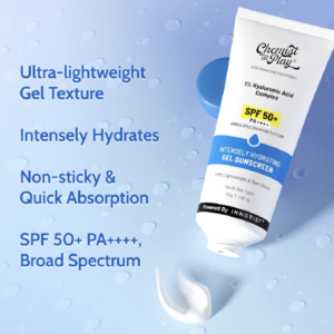 Chemist At Play Intensely Hydrating Gel Sunscreen SPF 50+ I Ultralight, Non-Sticky & Quick-Absorbing (45g)