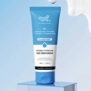 Chemist at Play Intensely Hydrating Face Moisturizer | Hydrates Up to 24 Hours | Repairs Skin Barrier | Lightweight, Non-Sticky Formula | Best for Dry Skin | 100gms