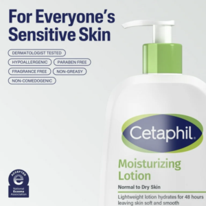 Cetaphil Moisturizing Lotion for Normal to Dry Skin, Hydrating Fragrance Free, 20 fl oz
