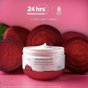 Mamaearth Beetroot Hydraful Light Moisturizing Cream With Beetroot & Hyaluronic Acid 200G
