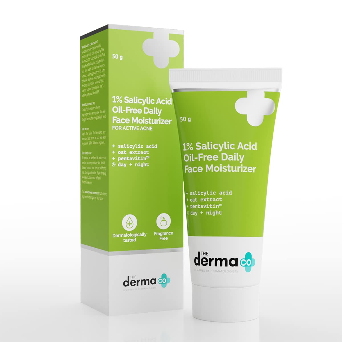 The Derma Co Sali-Cinamide Anti-Acne Face Wash with 2% Salicylic Acid & 2% Niacinamide (80ml)