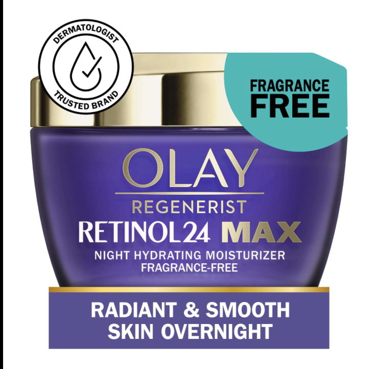 Olay Skin Care Regenerist Retinol 24 MAX Night Face Moisturizer, Anti-Aging Cream- CANADA