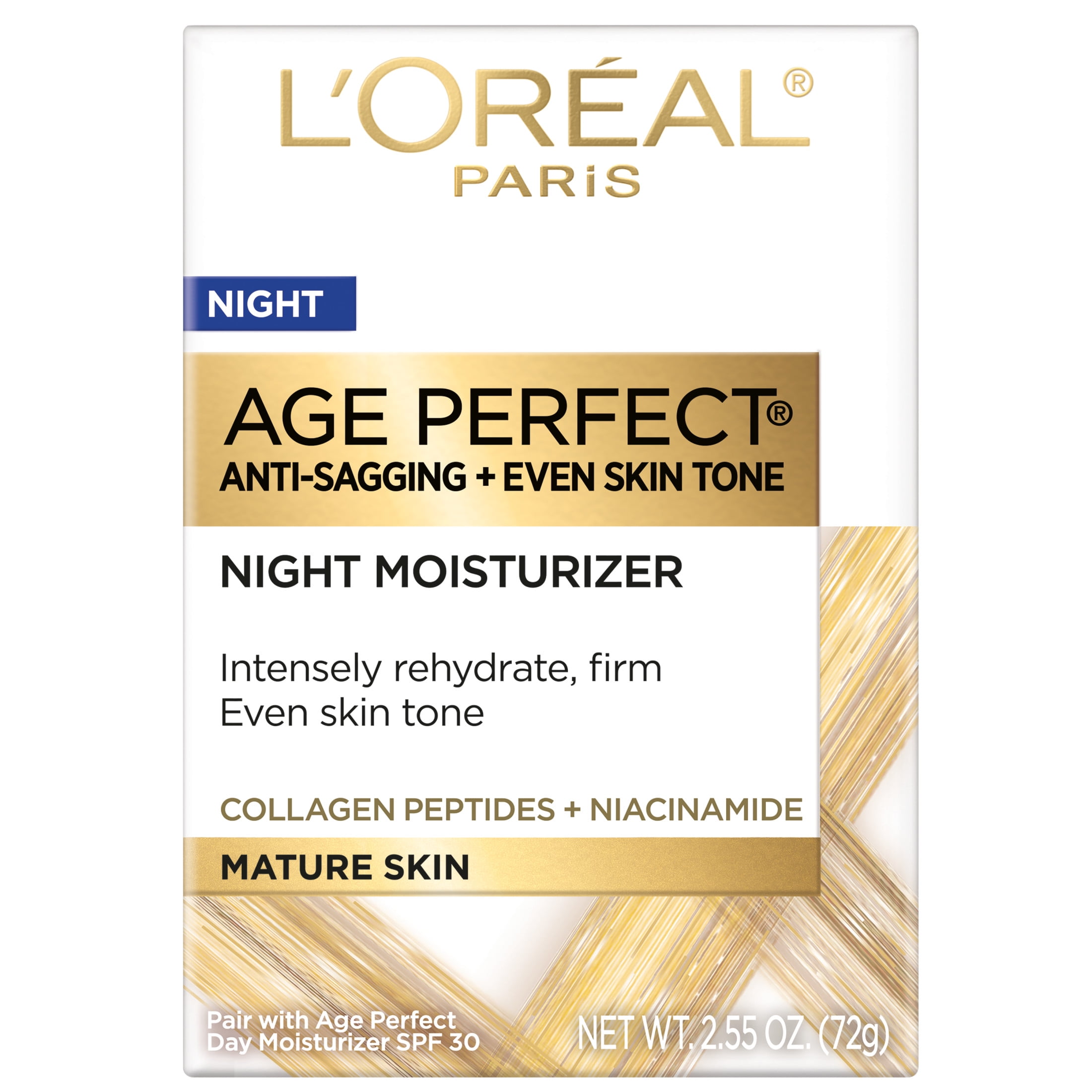 L'Oreal Paris Age Perfect Night Moisturizer Anti Aging Even Tone - Canada