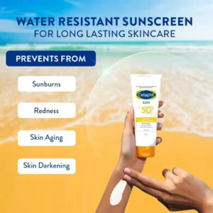 Cetaphil Sun SPF 50 Sunscreen For Combination Skin Type, Very High Protection Lightweight Gel, Water-resistant, Vitamin E, 50 ml