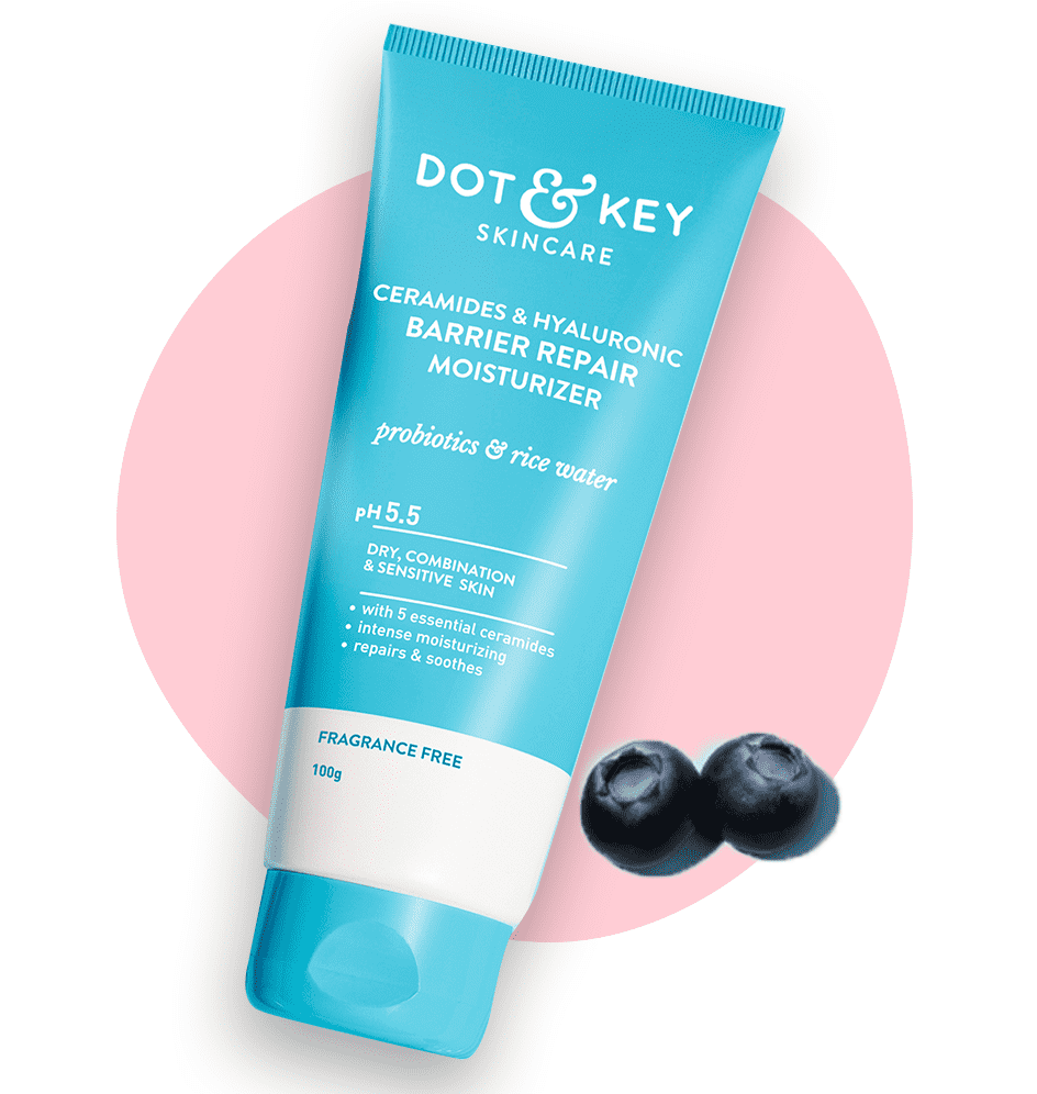 Dot & Key Ceramides Moisturizer with Hyaluronic for Intense Moisturizing and Skin Strengthening