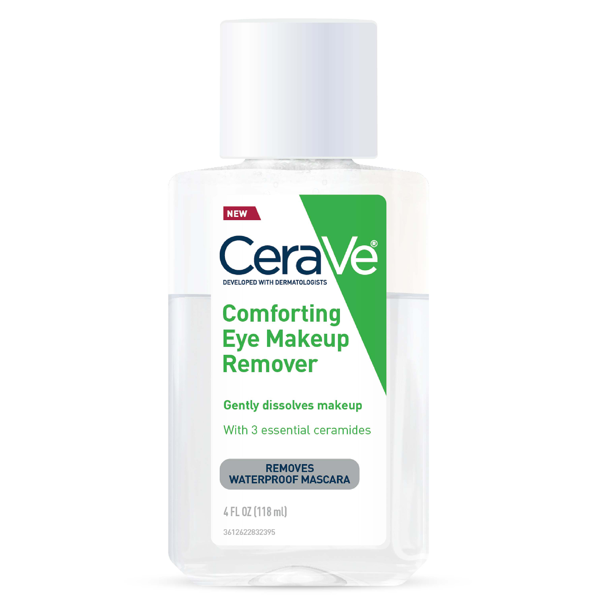 CeraVe Comforting Eye Makeup Remover with Hyaluronic Acid for Waterproof Makeup