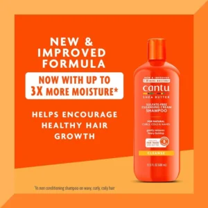 Cantu - Shea Butter Cleansing Cream Shampoo for Natural Hair Sulfate Free, 400 ml