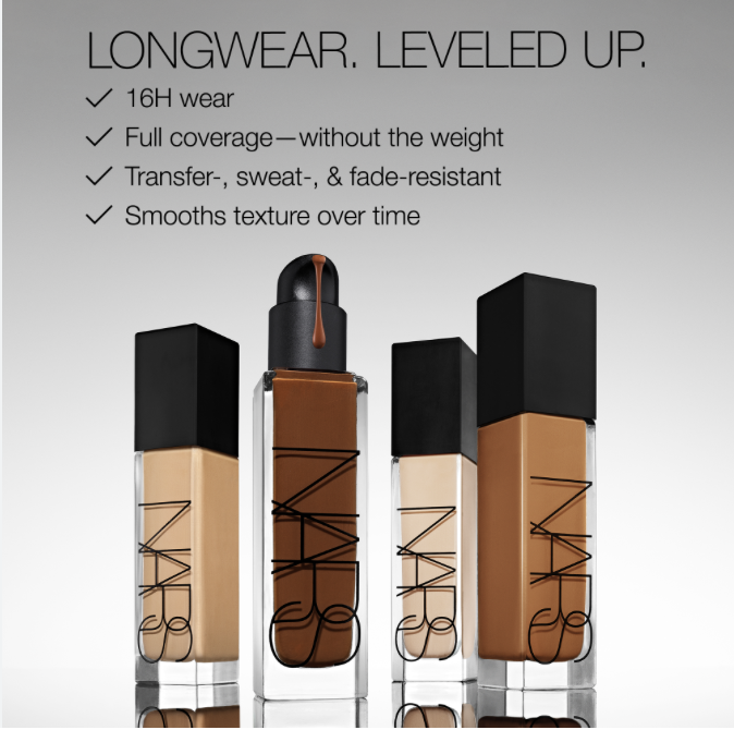 NARS Natural Radiant Longwear Foundation (Various Shades)