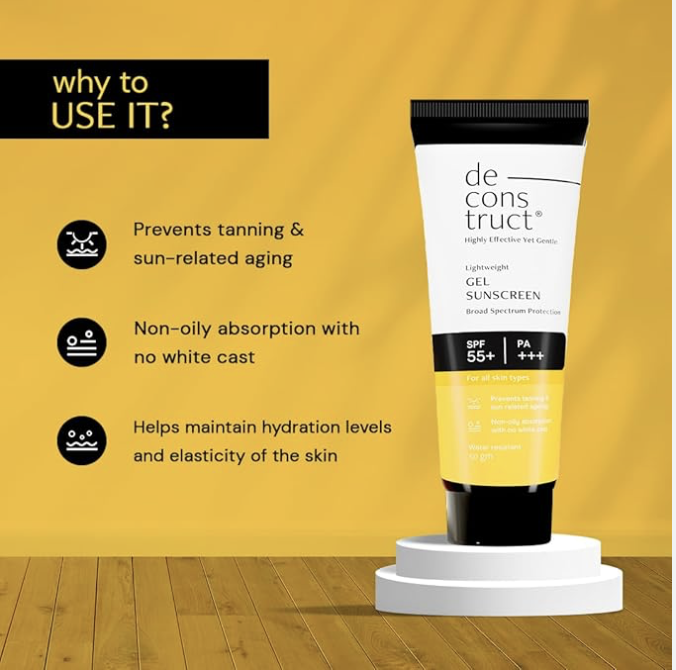 Deconstruct Face Gel Sunscreen 50G