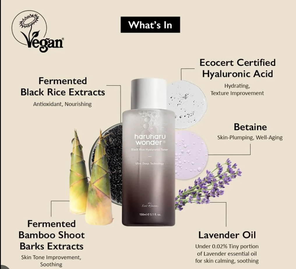 Haruharu WONDER Black Rice Hyaluronic Toner