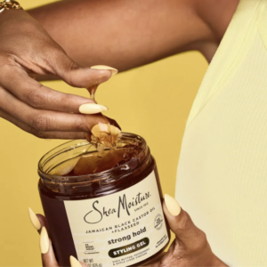 SheaMoisture Strong Hold Styling Gel + Flaxseed Jamaican Black Castor Oil
