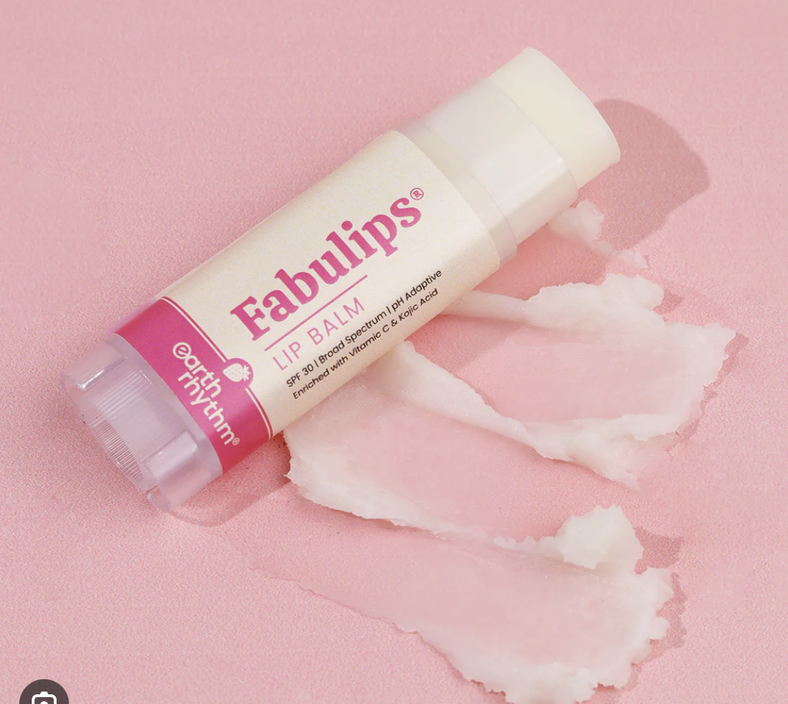 Earth Rhythm Fabulips Lip Balm SPF 30 with Vit C & Kojic Acid for Dark, Dry, Pigmented Lips