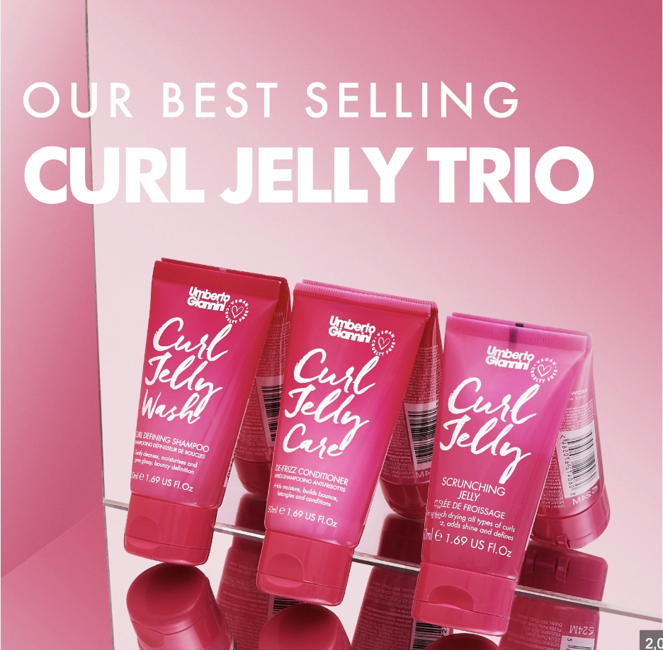 UMBERTO GIANNINI CURL STARTER KIT 3 X 50ML - UK