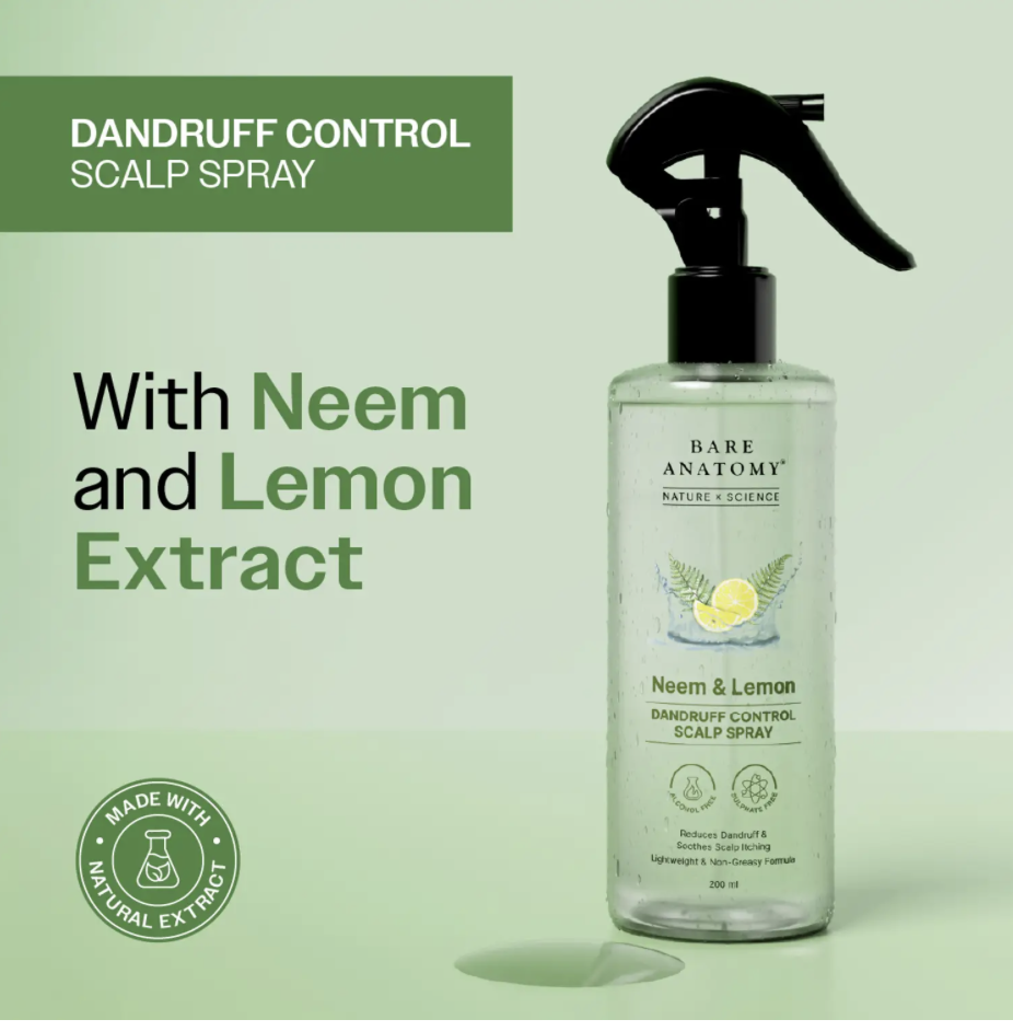 Bare Anatomy Nature x Science Dandruff Control Scalp Spray (200ml)
