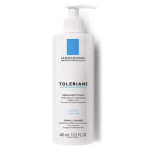 La Roche-Posay Toleriane Dermo Facial Cleanser for Face & Eyes, Gentle Face Wash and Makeup Remover, Milky Texture, Fragrance Free, Preservative Free