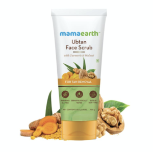 Mama Earth Ubtan Face Scrub for tan removal