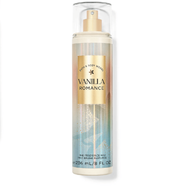 Bath and Body Works Vanilla Romance Fine Fragrance Mist 236ml- canada